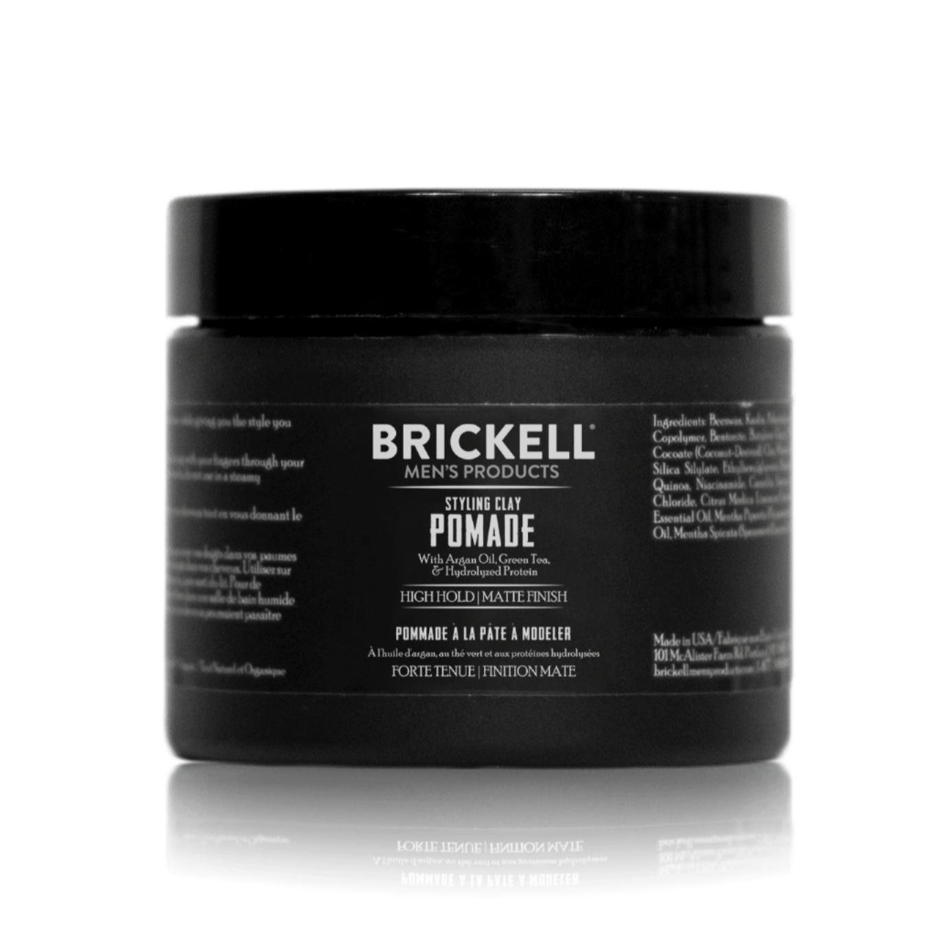 Brickell Styling Clay Pomade