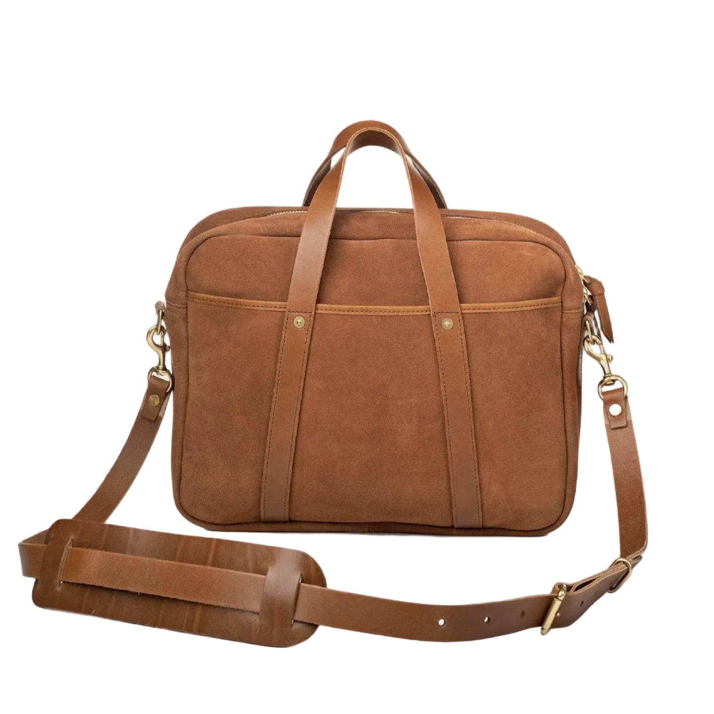 WP Standard Rough-out Woodward Briefcase Rough Suede