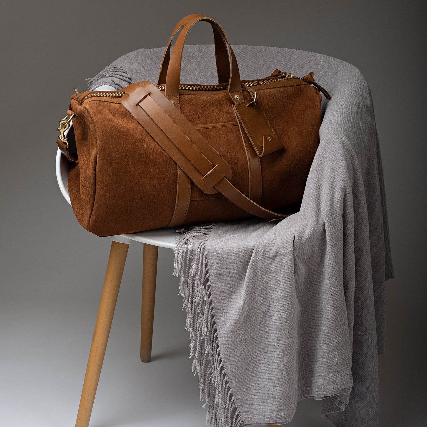 WP Standard Rough-out Suede PanAm Duffle Bag