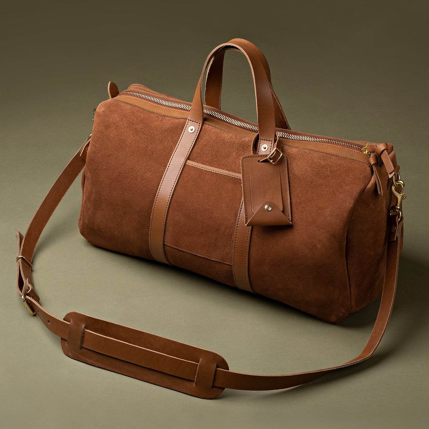 WP Standard Rough-out Suede PanAm Duffle Bag
