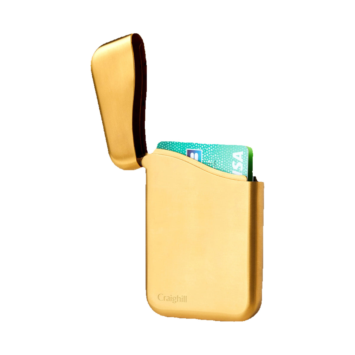 Craighill Summit Card Case Vapor Brass