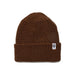 American Trench Merino Cardigan Stitch Beanie - rye brown
