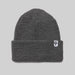 American Trench Merino Cardigan Stitch Beanie - Grey Heather