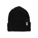American Trench Merino Cardigan Stitch Beanie - black