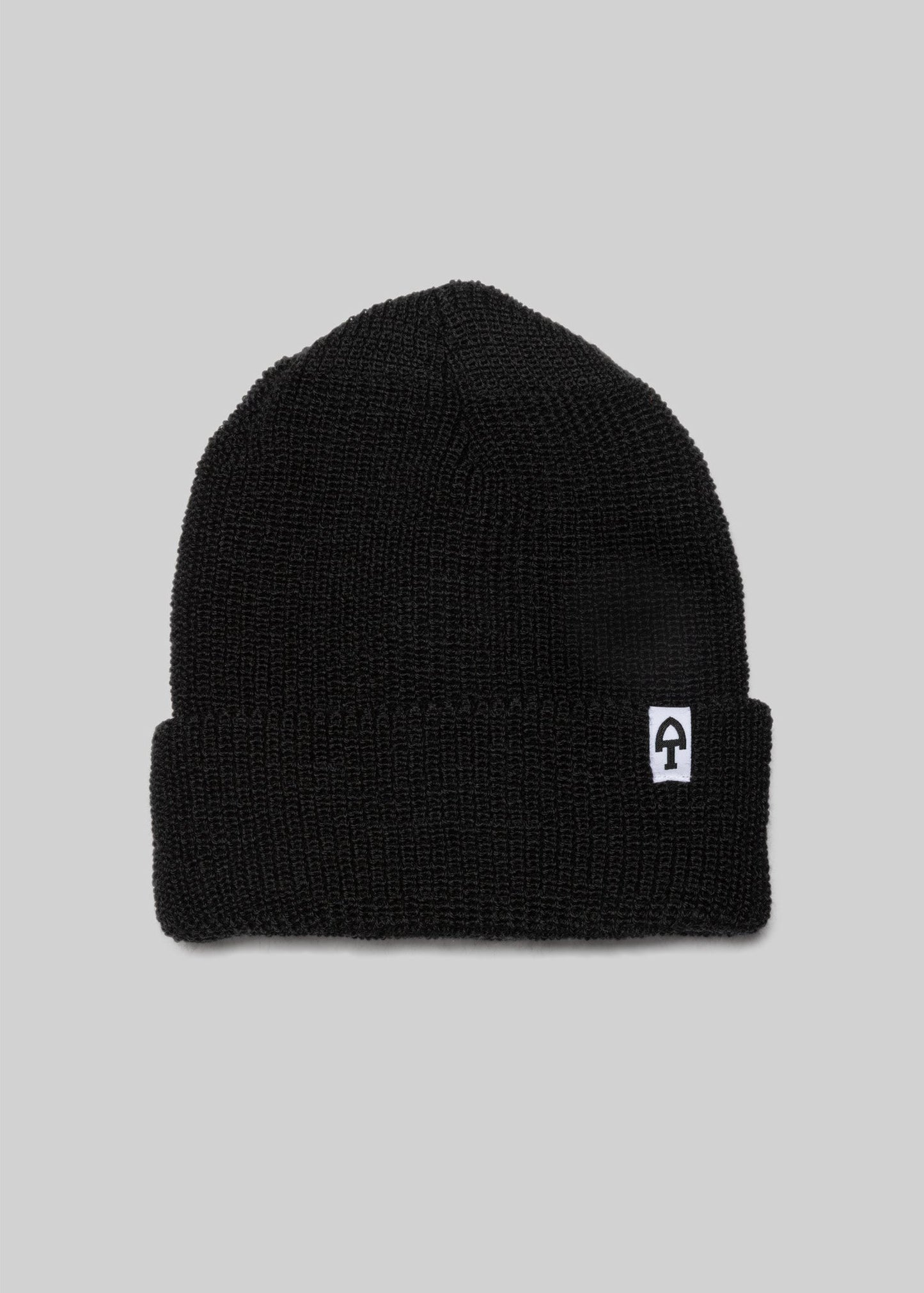 American Trench Merino Cardigan Stitch Beanie black