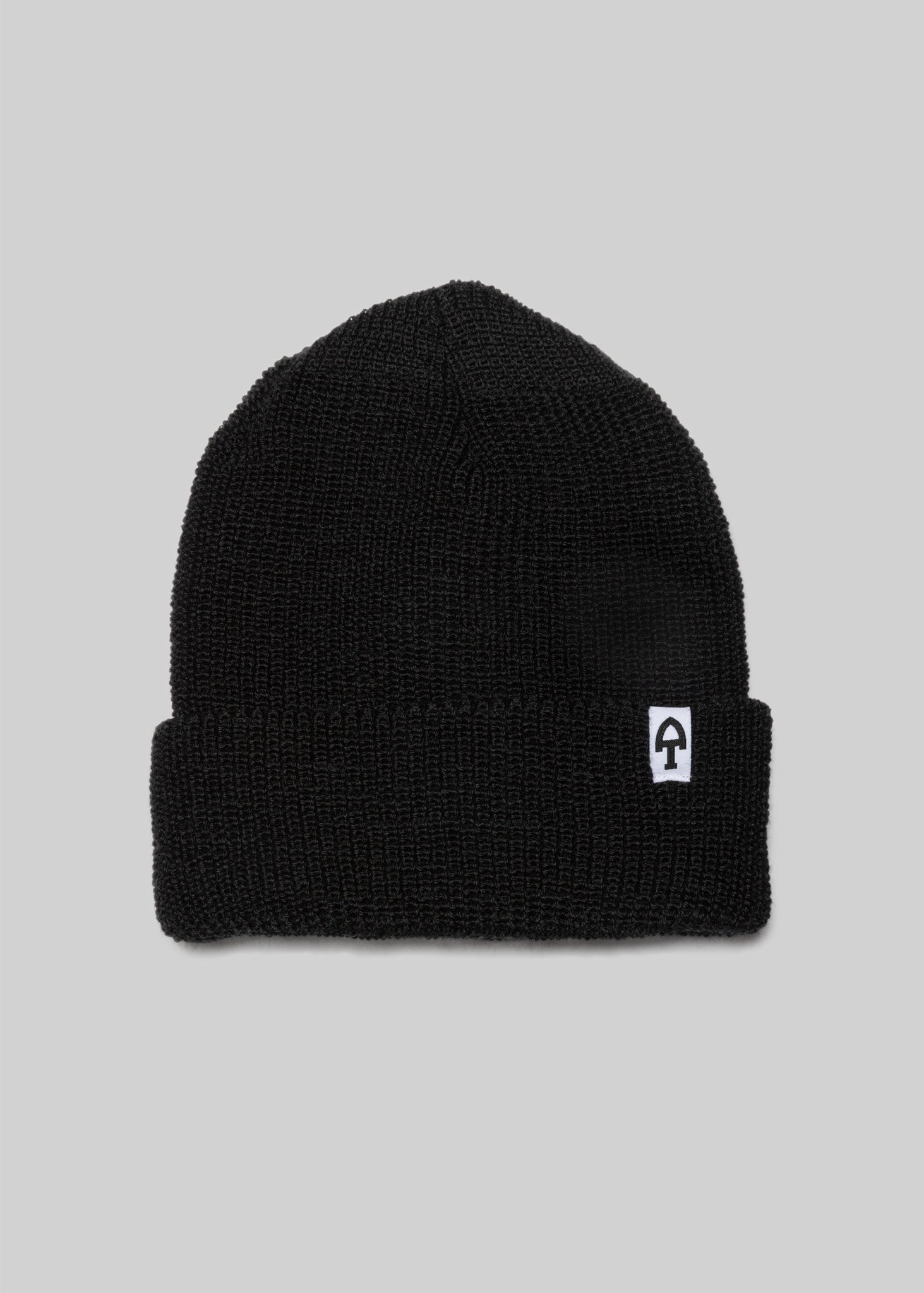 American Trench Merino Cardigan Stitch Beanie black