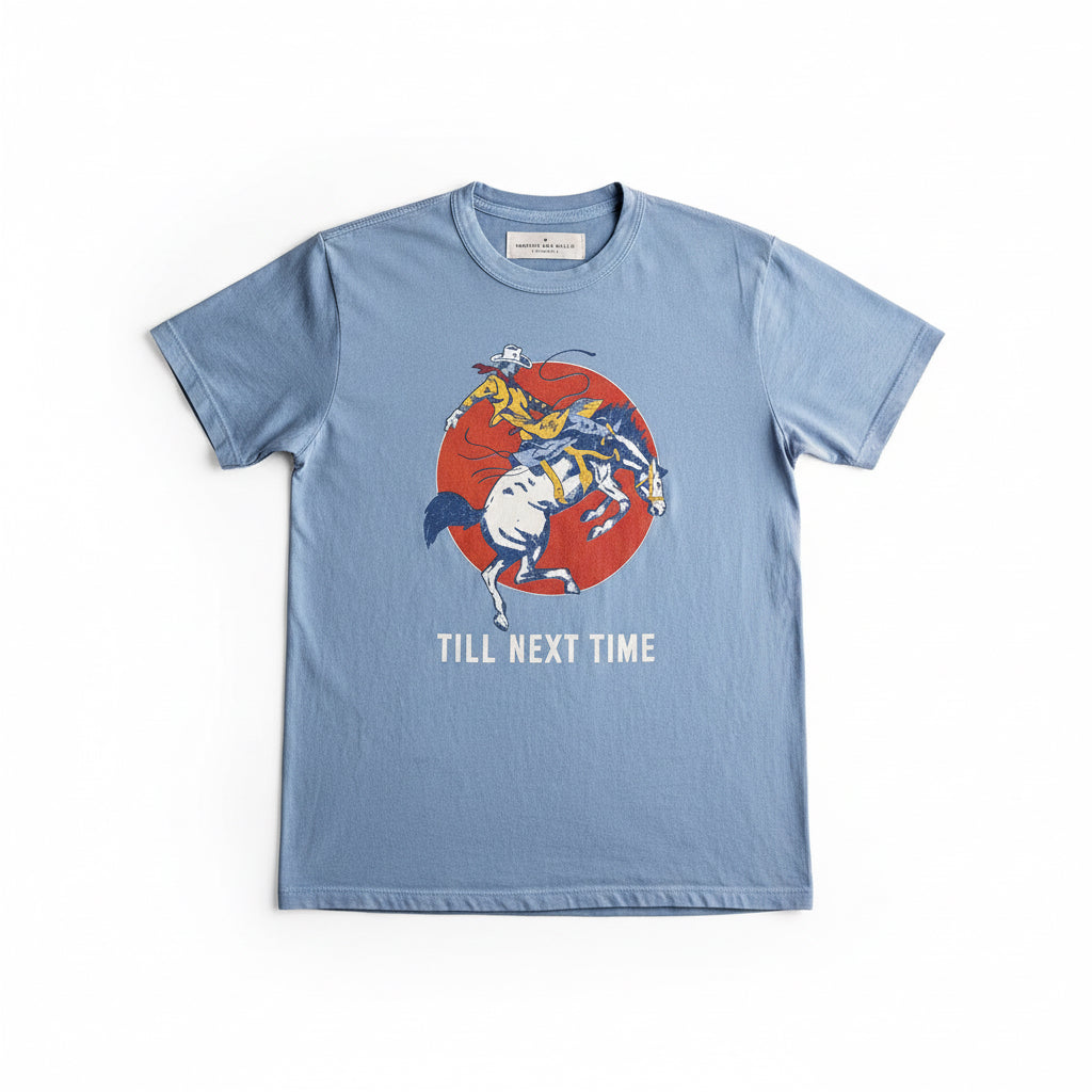 imogene + willie the "next time" tee in blue