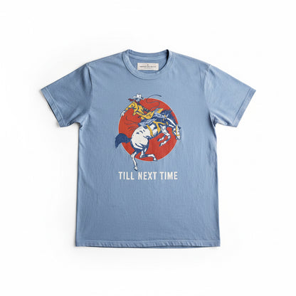 imogene + willie the "next time" tee in blue