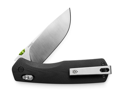 James Brand The Carter Knife Black + Stainless Straight XL