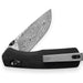 James Brand The Carter Knife - Black Micarta + Damascus