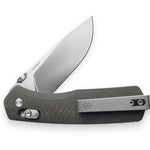 James Brand The Carter Knife - OD Green Micarta + Stainless