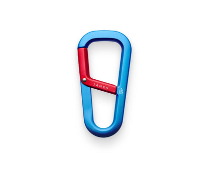 James Brand The Hardin Carabiner Cerulean + Red
