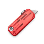 James Brand The Palmer Utility Knife - Clear Coral + Stainless