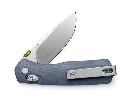 James Brand The Carter Knife Tidal Blue + Stonewash Straight Medium
