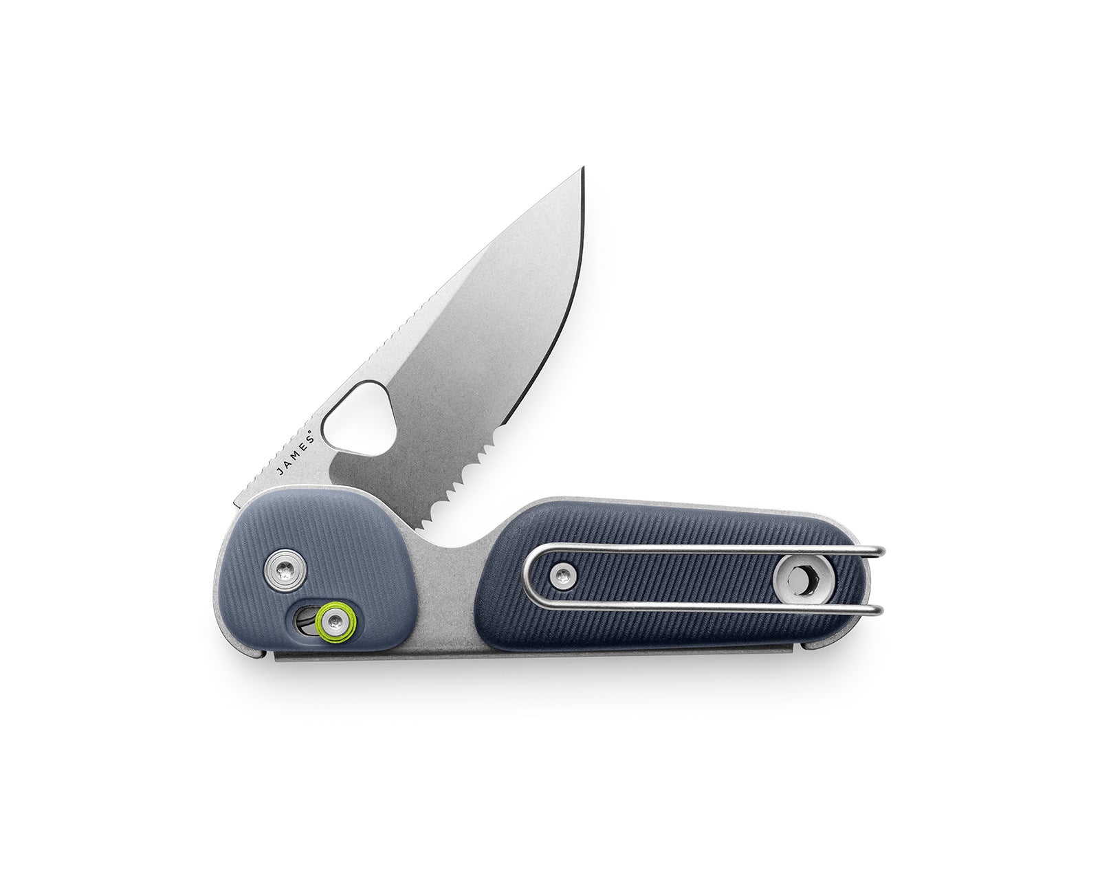 James Brand Redstone Knife Tidal Blue + Stonewash Serrated