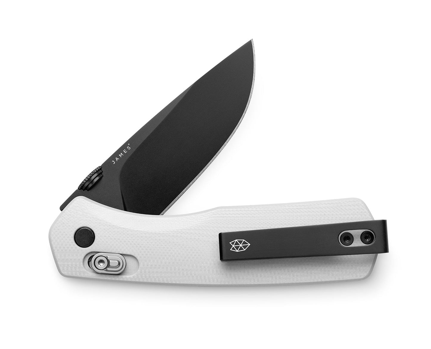 James Brand The Carter Knife Bone + Black Straight Medium
