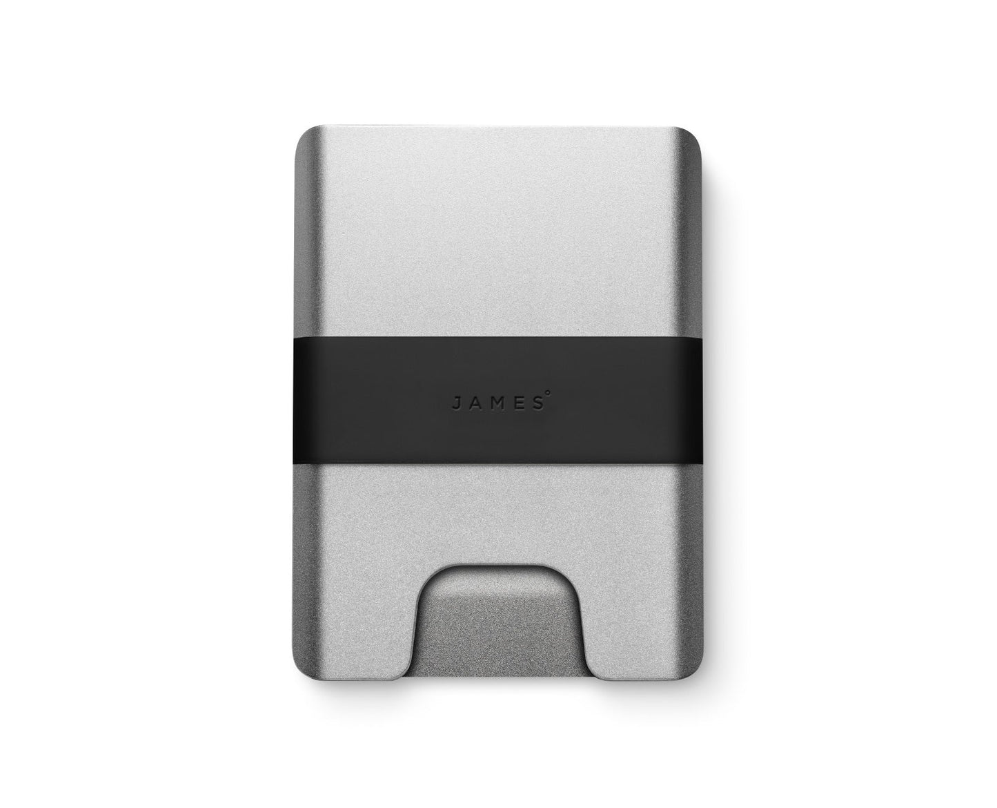 James Brand The Lowe Wallet Silver + Black