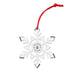 James Brand Throwflake Christmas Ornament - White