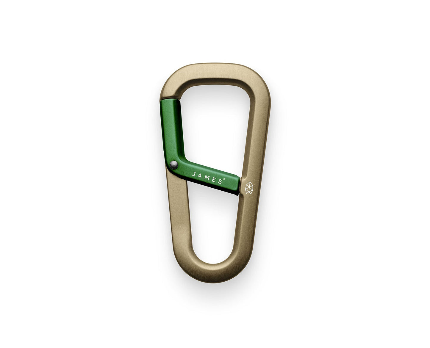 James Brand The Hardin Carabiner Tumbleweed + Dark Green