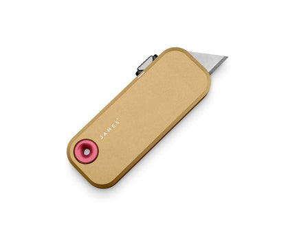 James Brand The Palmer Utility Knife Buttermilk + Raspberry