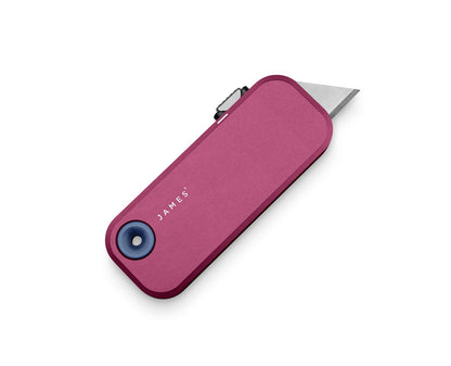 James Brand The Palmer Utility Knife Mulberry + Deep Blue