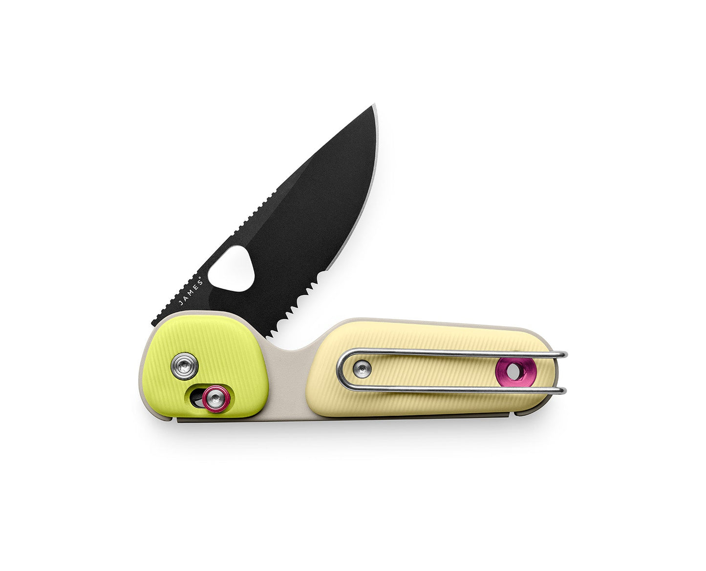 James Brand Redstone Knife Buttermilk + Butter + Black Serrated