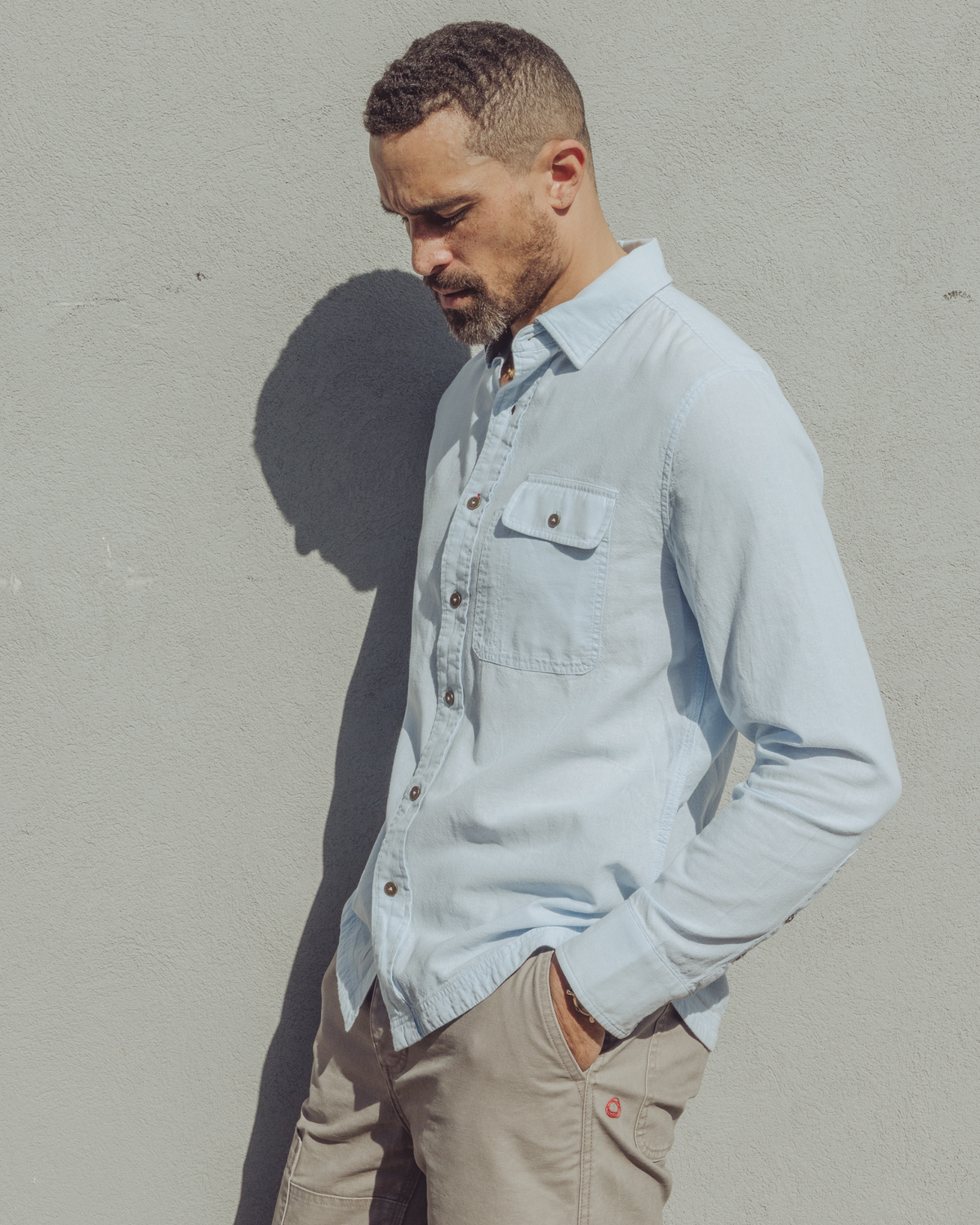 Tradesman Button-Down in Chambray
