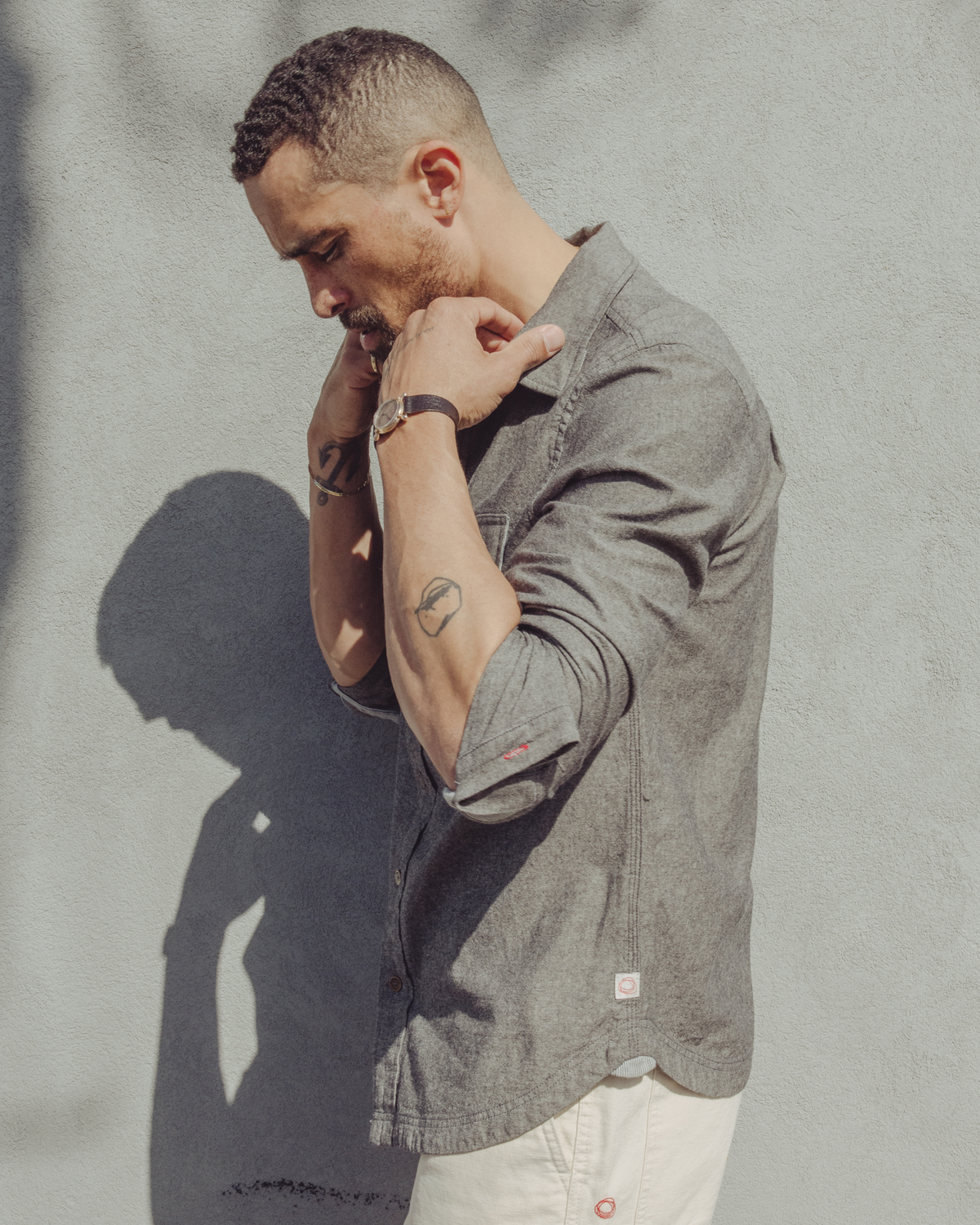 Tradesman Button-Down in Chambray