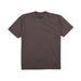 AARON LEVINE CREW T-SHIRT - BROWN