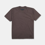 AARON LEVINE CREW T-SHIRT - BROWN
