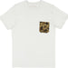 Ball and Buck Pocket Tee - White/Original Camo