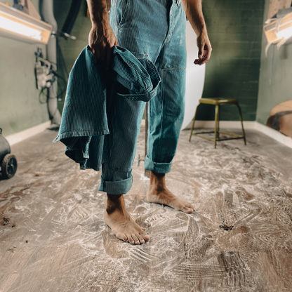 Courier Pant OG Fit in Indigo Hickory Stripe