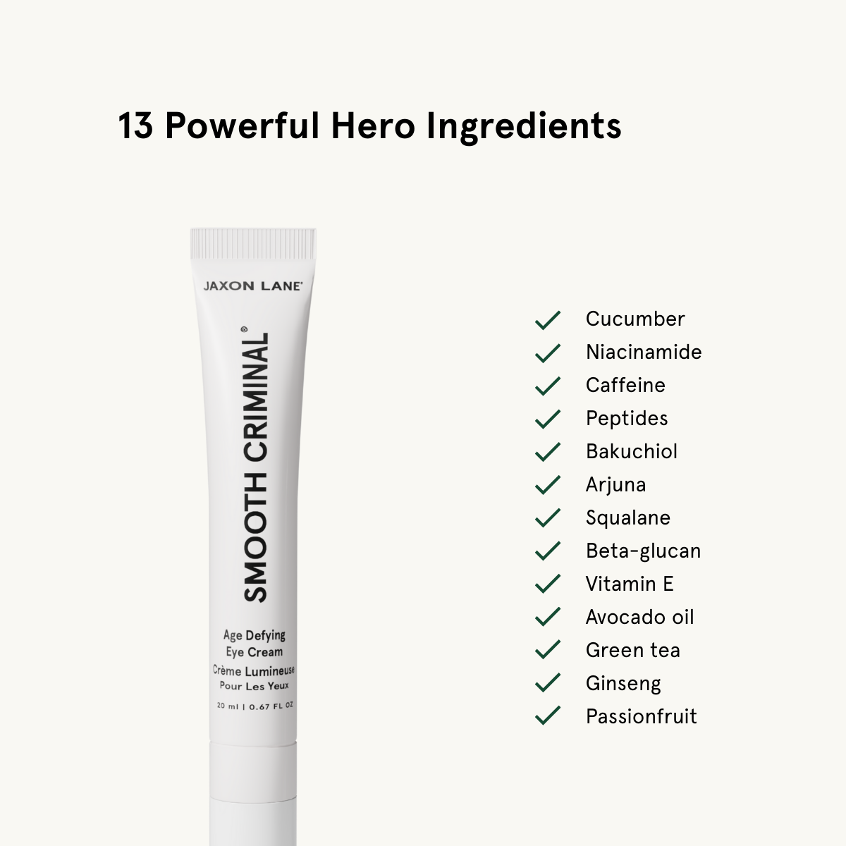 JAXON LANE Smooth Criminal - Age Defying Eye Cream