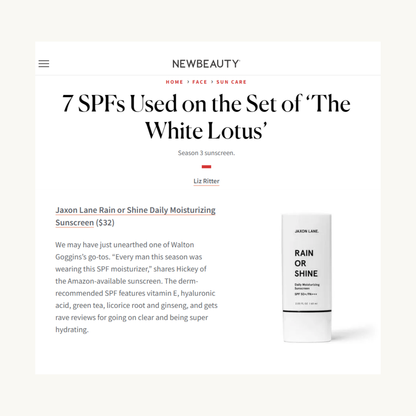 Jaxon Lane Daily Moisturizing Sunscreen