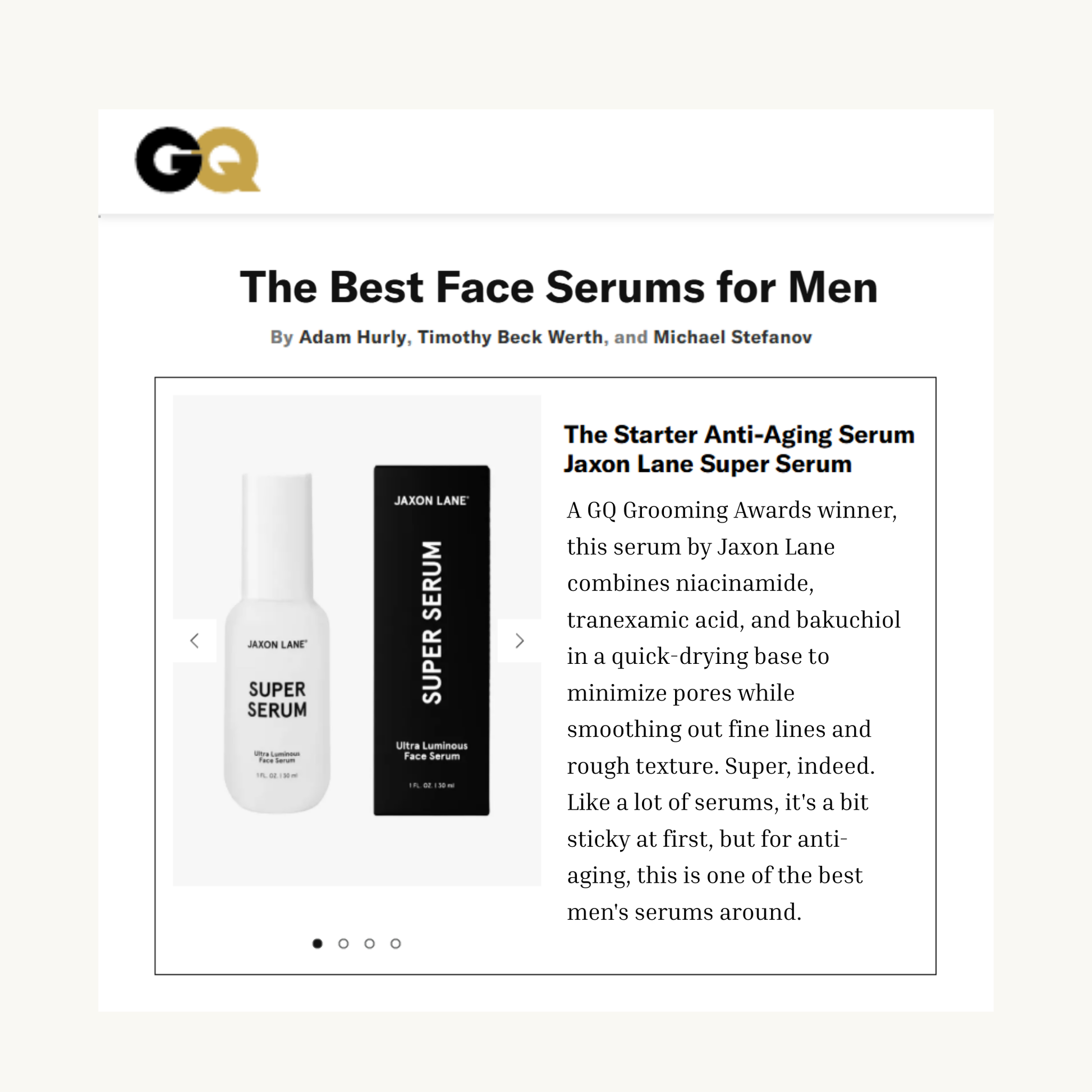 Jaxon Lane Super Face Serum