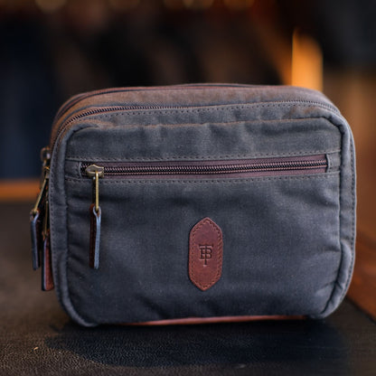 Tom Beckbe Canvas Hanging Toiletry Bag