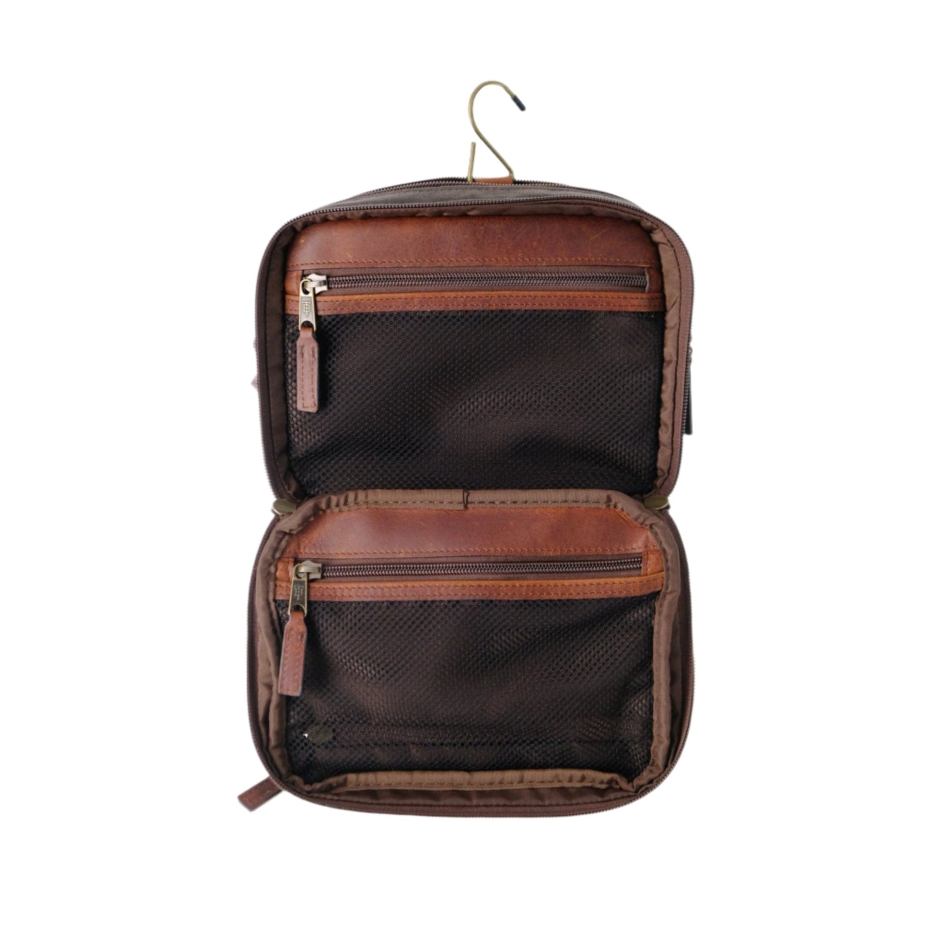 becca deluxe travel toiletry bag LOVEVOOK for Women, PU Leather, 4 Compartments & 17 Pockets, Waterproof Makeup Bag, Small / Brown Embossed resistant lining ensure your products stay safe and secure Tom Beckbe Canvas Hanging Toiletry