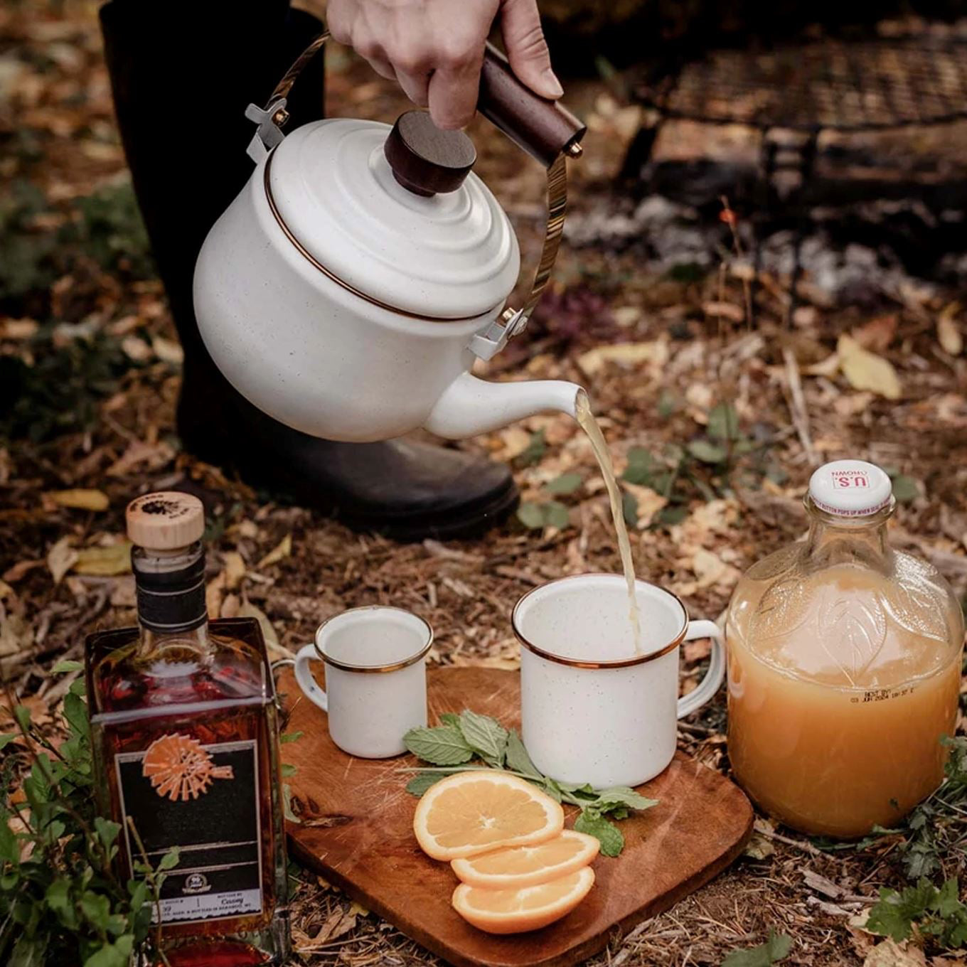 BareBones Enamel Teapot