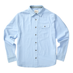 Imperfects Tradesman Button-Down in Chambray - Beach Blue