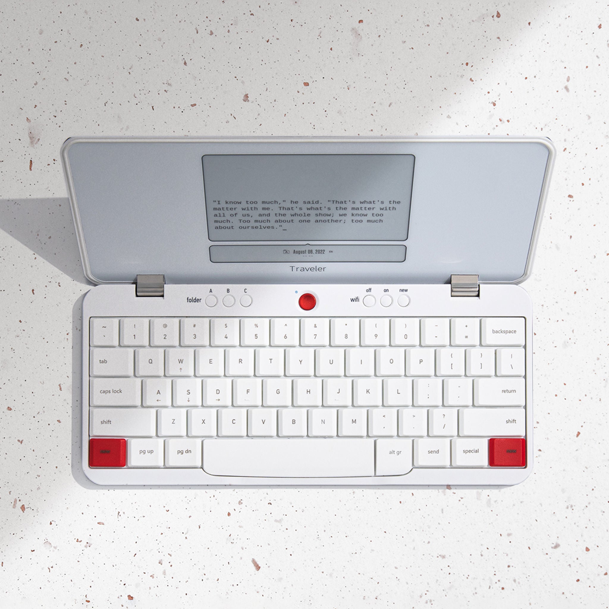 Freewrite Traveler Digital Typewriter | Uncrate Supply