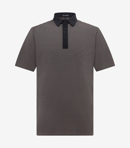 Asher Golf Traverse Polo Driftwood