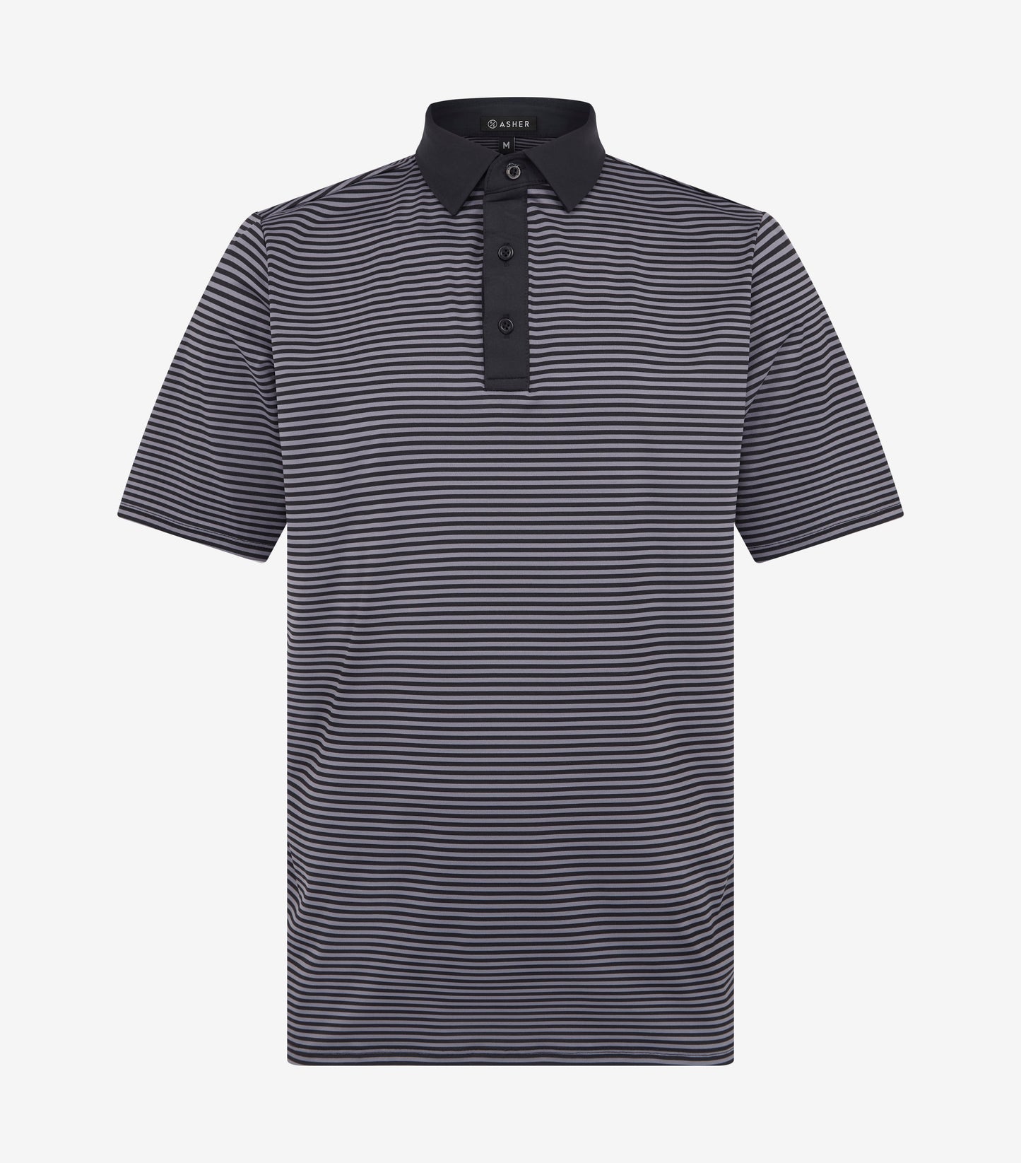 Asher Golf Traverse Polo Obsidean
