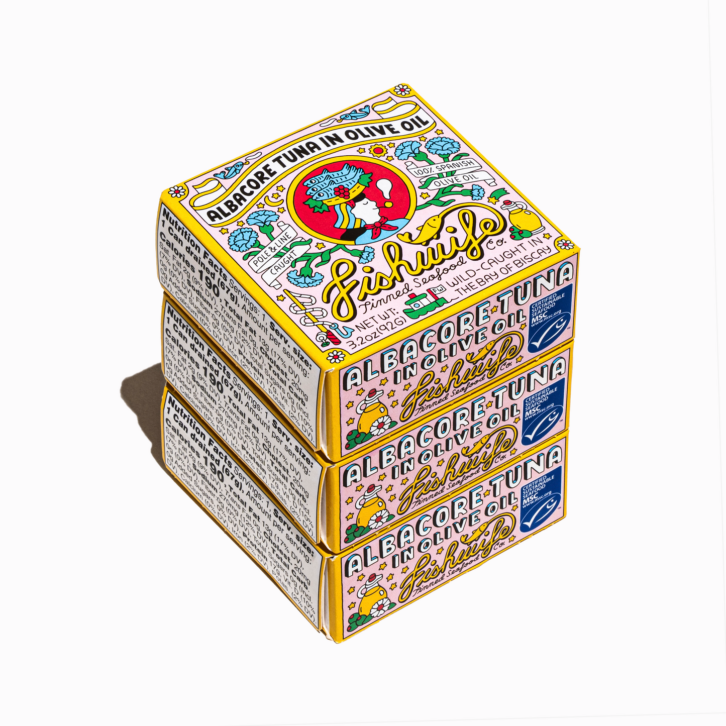 Fishwife Albacore Tuna in Olive Oil (3-Pack)