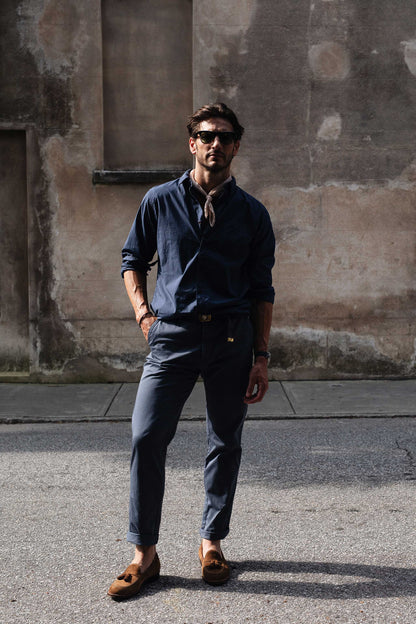 Series Chino in Slate Blue