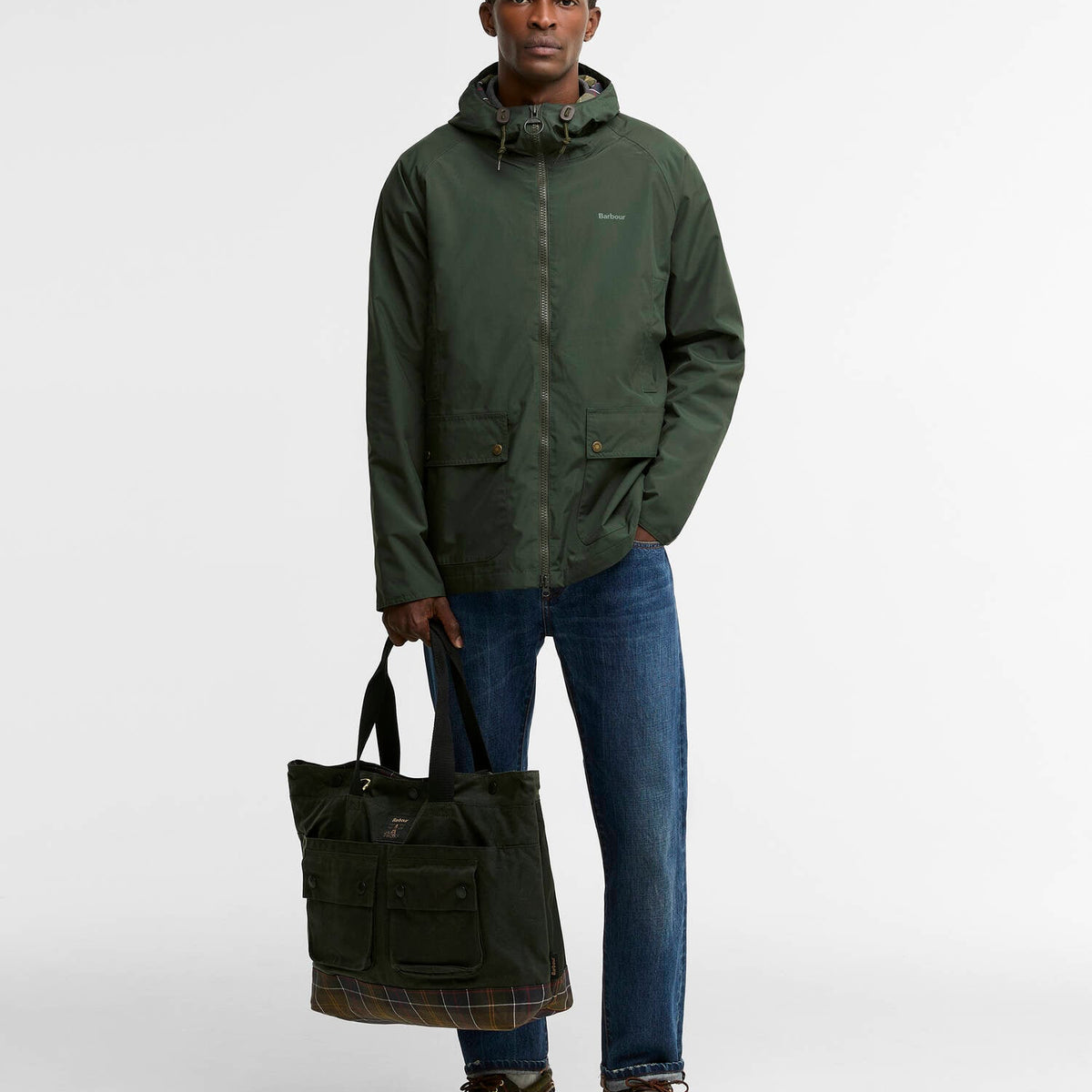 Barbour Field Wax Tote Bag