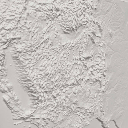 USA 3D Raised Relief Map