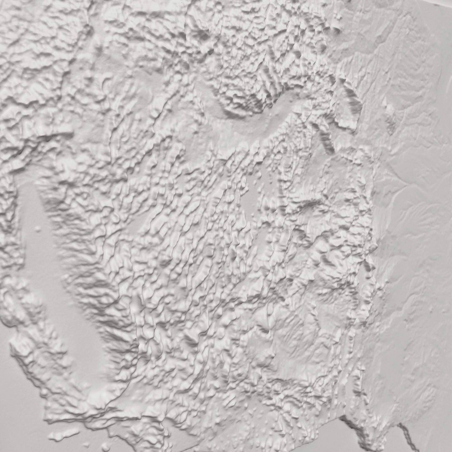 USA 3D Raised Relief Map