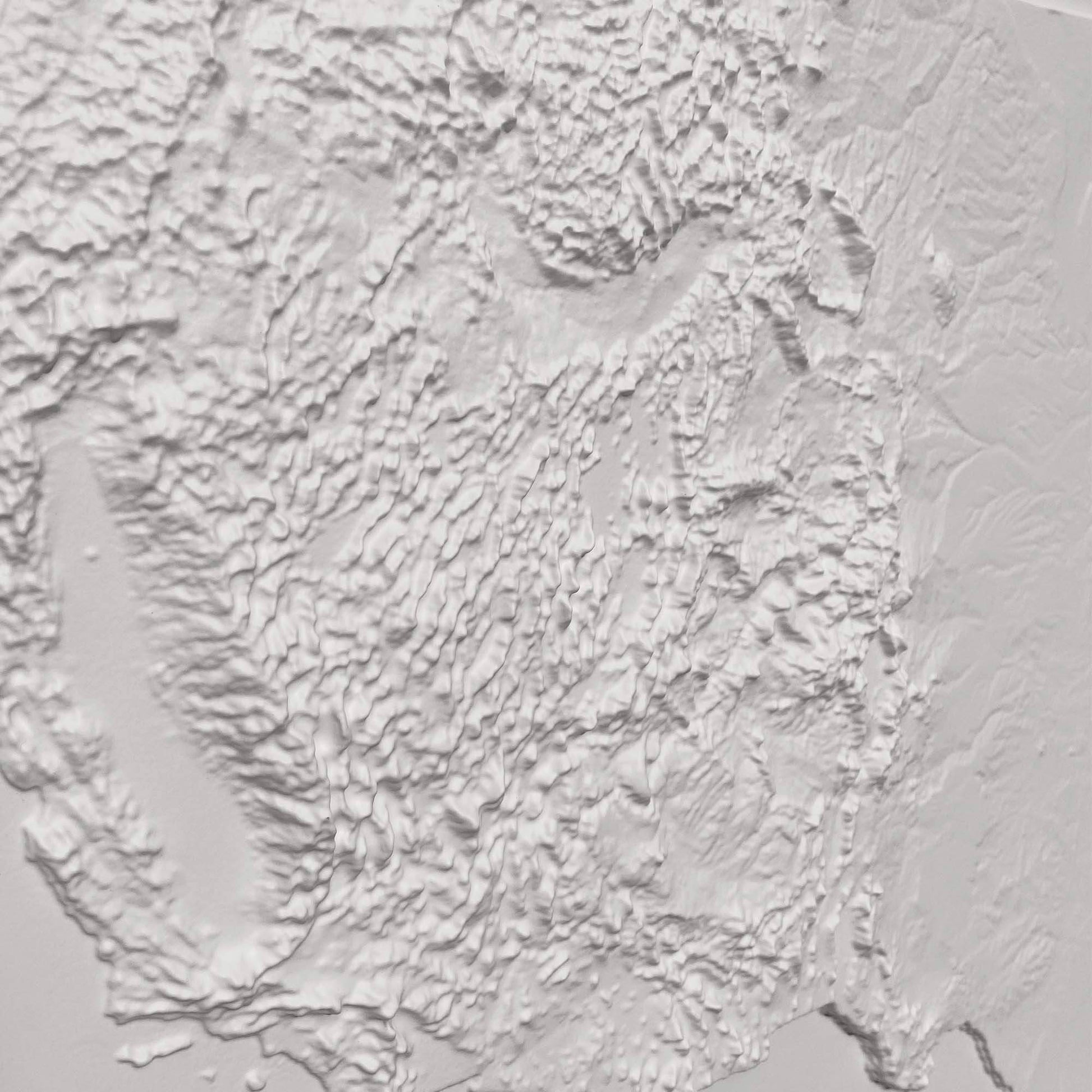 USA 3D Raised Relief Map