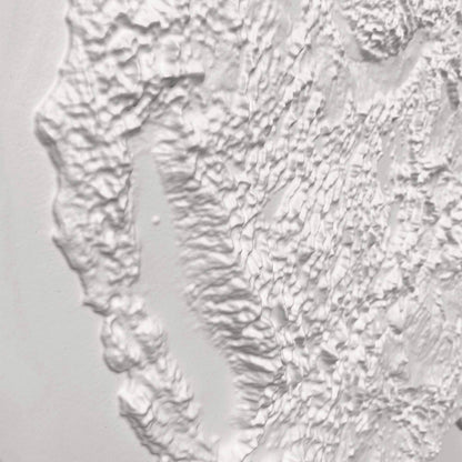 USA 3D Raised Relief Map
