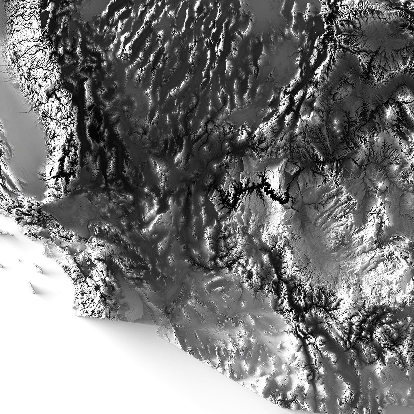 USA Elevation Map